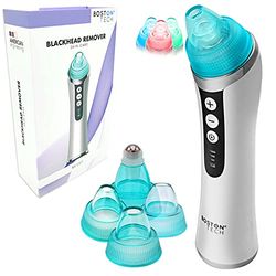 Limpiador Facial Poros Removedor de puntos negros Ultima Tecnología Succionador de impurezas 4 Cabezales intercambiables, 3 niveles de potencia. Cargador USB. Tecnología Lumino Belleza Modelo BE107