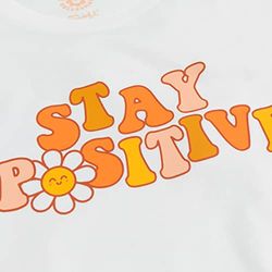 Mr. Wonderful Fabric tote bag - Stay positive
