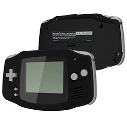 IPS Ready Upgraded eXtremeRate Black Soft Touch Replacement Shell Full Housing Cover Buttons for Gameboy Advance GBA – Compatible with Both IPS & Standard LCD –Console & IPS Screen NOT Included