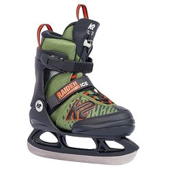 K2 Skates jongens schaatsen Raider Ice, groen - oranje, 25G0110.1.1.L, L (EU: 35-40 / UK: 3-7 / US: 4-8)