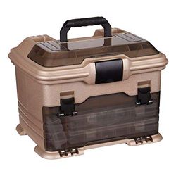 Flambeau Outdoors T4 Smoke Multiloader, boîte de Rangement Portable pour pêche et matériel de pêche, doré/Noir