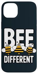 Bee Different Funny Beekeeper Case for iPhone 14 Plus