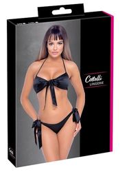 Cottelli LINGERIE Bra and Panties-22140161131 Schwarz L/XL