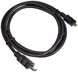 HDSupply High Speed HDMI kabel met Ethernet HDMI A stekker (19-polig) naar HDMI A stekker (19-polig) 2-voudig afgeschermd vergulde contacten 1,50m zwart