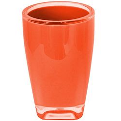 MSV Tahitian toothbrush cup in orange, Resin, 30 x 20 x 15 cm