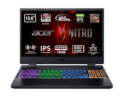 Acer Nitro 5 AN515-46 - 15,6" FHD IPS 165Hz (AMD Ryzen™ 7-6800H, 16 GB RAM, 512 GB SED SSD, NVIDIA® GeForce RTX™ 3060, 6GB, Inget operativsystem) Färg Svart - QWERTY Svenska