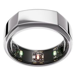 Oura Gen3 Smartring Heritage – Maat 10, Silver | Wearable die slaap, hartslag en conditie bijhoudt – Batterij gaat tot 7 dagen mee – Voor iOS + Android – Controleer je maat met de Oura-maatset