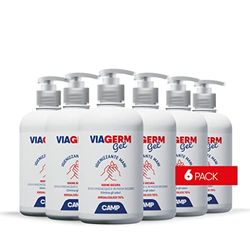 CAMP VIAGERM Gel Igienizzante mani con alcool 70%, flacone 500 ml x 6 pz
