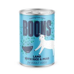 BOONS Volwassen hond lam rijst erwten 6X400GR blik