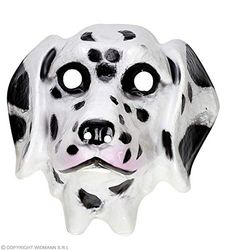 Plastic masker kind - Dalmatie dieren maskers oogmaskers & vermommingen voor maskerade Fancy Dress kostuum accessoire