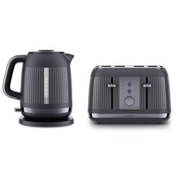 Kenwood Dusk Electric Kettle With Kenwood Dusk Toaster, 4 Slot Toaster