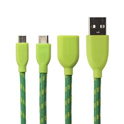 Boompods c2usb-GRN 1 m USB C USB A Male Male Green USB Cable – USB Cables (1 m, USB C, USB A, 3.1 (3.1 Gen 2), Male/Male, Green)