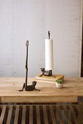 Kalalou Paper Towel Holder, Metal, Brown, One Size