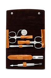 Nippes Kit manucure 5 pièces avec fermeture à pression en cuir 153 g