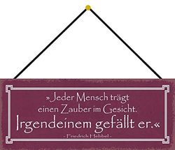 Schatzmix Tin-Plate Sign, Sheet metal, Multicoloured, 27x10 cm