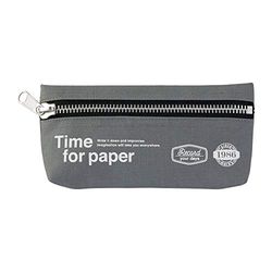 MARKS Brand Pencil Case Time for Paper Grey