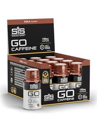 Science in Sport GO Caffeine Pre Workout Booster 12 x 60ml Cola - Shots de caféine avec 150mg de caféine par shot, Avec précieuses vitamines B2, B12 et magnésium