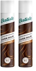 Batiste Colour Dry Shampoo - Black and Dark Brown, 200 ml (Pack of 2)