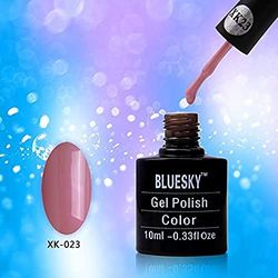Bluesky Smalto Per Unghie Gel, Deep Pastel Pink, Xk23, In Profondità, Pastello, Rosa (Per Lampade Uv E Led) - 10 Ml