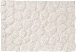 Sealskin Pebbles Bath Mat, Cotton, Ivory, 60 x 1.5 x 90 cm