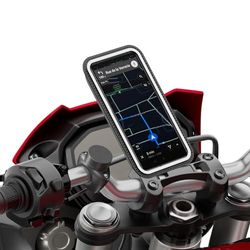 Shapeheart - Magnetic motorbike phone holder Pro | Anti vibration | Waterproof motorcycle handlebar phone mount | 360° orientation