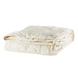 Penelope Wooly Pure Dekbedovertrek - 10.5 Tog, Woolmark geregistreerd, 100% Brits wollen dekbed, 100% katoen, crème, 230x220