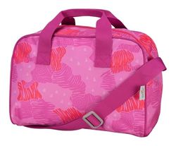 DerDieDas Sporttasche, unisex barngymväska, rosor, rosa