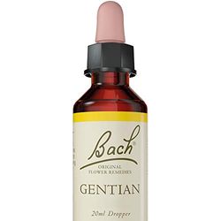 Bach Original Flower Remedies Gentian, Know Your Own Mind, Accept Setbacks, Emotional Wellness, Natural Flower Essence, 20ml