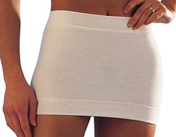 SCUDOTEX Ceinture Elastique Tepor Laine Couleur Blanche Hâteur 27 cm Taille 6