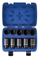 Laser 8700 Impact Hub Nut Socket Set 1/2" D 10pc