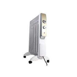 Glica-radiator, wit, led-display, 1 element 2000 W, draagbaar, kantelbeveiliging, radiator, 2 standen, 54 x 82 cm