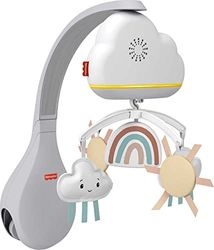 Fisher-Price HBP40 - Barnsäng Rainbow Mobile, speldosa och ljudgenerator för spädbarn och småbarn