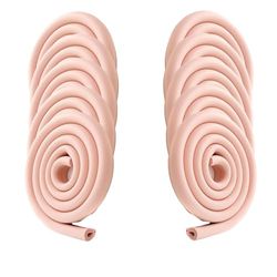 HIMRY® 20 Metros Protector Borde Forma de U, Espuma para Borde de Mesa de Vidrio, Anticolisión Tira para Bebés y niños, Protectores para Bordes, Extra DENSOS. 10x2M, Rosado KXD7003 Pink