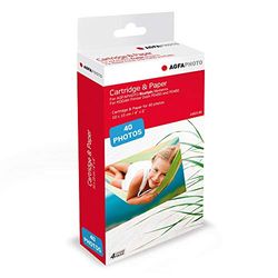AGFA PHOTO - Cartridge en fotopapier formaat 10 x 15 cm - AMOC - Compatibel met AGFA PHOTO Realipix Moments en KODAK PD450, PD460, PD480 en PD450WIFI