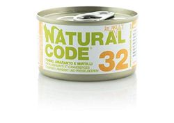 Natural Code in Jelly 85 gr 32 - Tonno, Amaranto e mirtilli