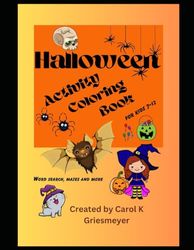 Halloween Activity Coloring Book