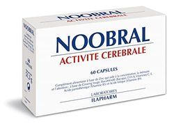 Laboratoires Ilapharm - NOOBRAL- Un esprit vif et une mémoire fidèle - Boîte de 60 capsules