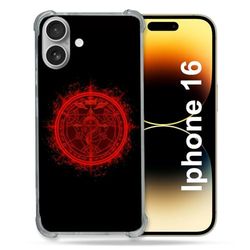 Cokitec Cover rinforzata per Apple Iphone 16 Plus Manga Fullmetal Alchemist Logo