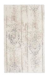 Kleine Wolke 4065146360 Caracas Tapis de Bain Coton, Viscose Gris 60 x 100 x 0,1 cm