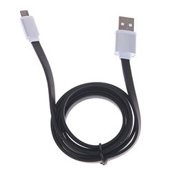 Silica dmm339 - Kabel Micro USB naar USB zwart/zilver, zwart en zilver