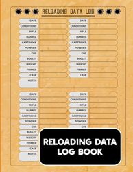 Reloading Data Log Book: Ammunition and Tracking Handloading Details