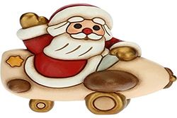 Babbo Natale su aereoplano grande Thun