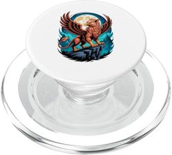 Moonlight Forest Grifo Grifos Criatura Mítica PopSockets PopGrip para MagSafe