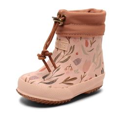 bisgaard Thermo Baby, Barco de Lluvia Unisex niños, Flor de Rosa, 23 EU