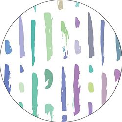 Bonateks, Round Digital Printed Mouse Pad, Non-Slip Base, for Office and Home, Diameter:22cm