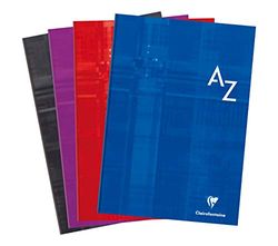 Clairefontaine 9049C - Cuadernos (A4, cuadrados, 90 g, 96 hojas, 5 unidades), varios colores