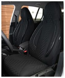 Housses de siège sur Mesure compatibles avec Mercedes Classe C W205 conducteur et Passager numéro de Couleur : PL404.