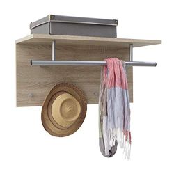 13Casa - Vienna D1 - Appendiabiti. Dim: 72x29,5x35 h cm. Col: Rovere chiaro. Mat: Nobilitato.