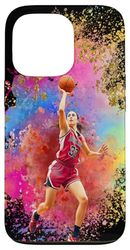 Ragazze Adolescenti Basket Dribbling Sport Sport Custodia per iPhone 13 Pro