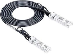 Elfcam - Cavo da SFP+ a SFP+ da 10 Gb Cavo a attacco diretto, Direct Attach Copper (DAC) Twinax Cable, compatibile con Cisco Juniper e Mikrotik (5M)